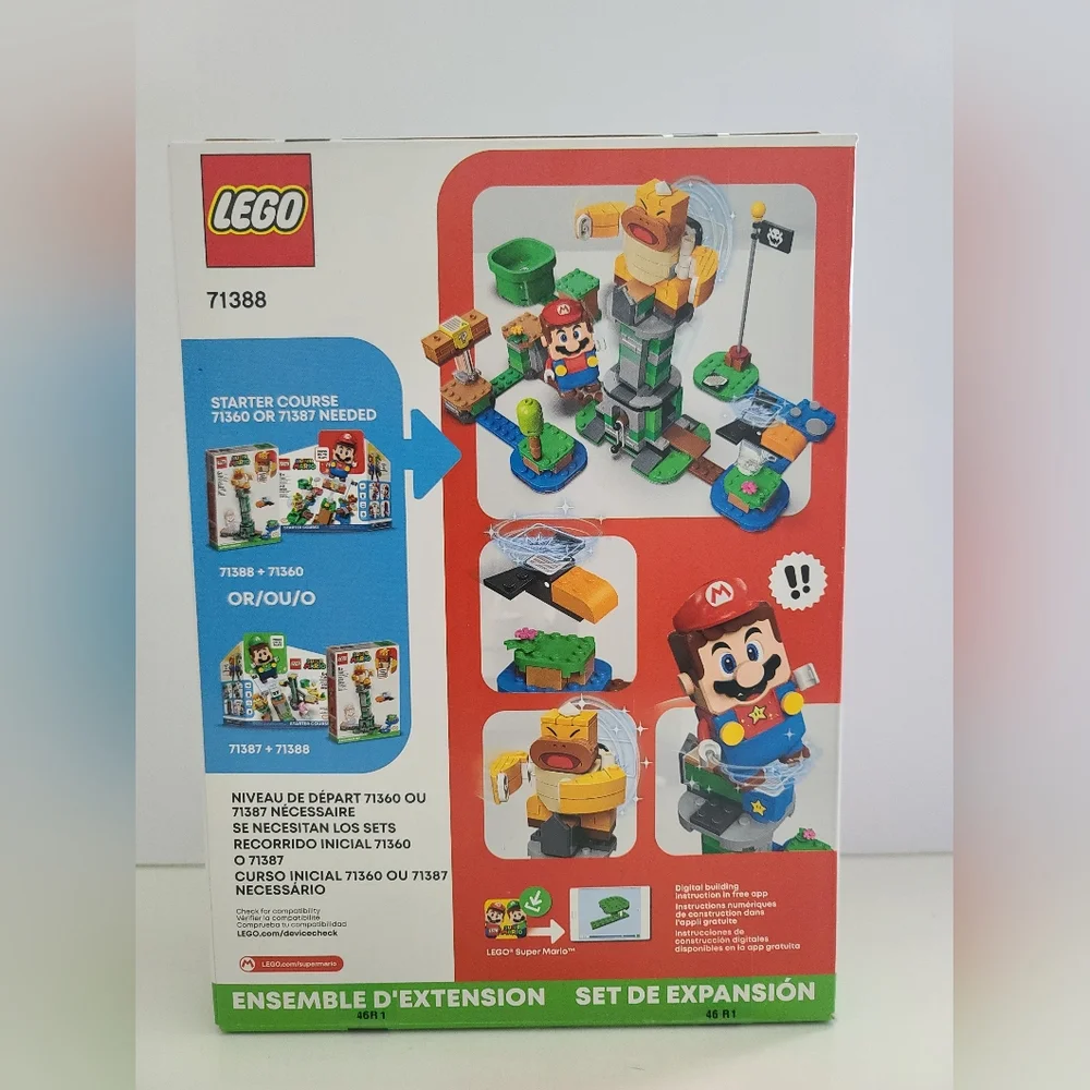 Super Mario Boss Sumo Bro Topple Tower Expansion Set Lego 71388